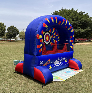Nerfwall <strong>Inflatable</strong> Shooting Range <strong>Targets</strong> Carnival Floating Balls Games with Blower - Product Image 3