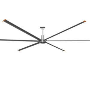 Ventilateur industriel géant HVLS, portée de 10 à 24 pieds, ventilateur de plafond monté en AC pour entrepôts, usines de fabrication, source d'alimentation électrique 380V - Product Image 1