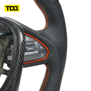 พวงมาลัยคาร์บอนไฟเบอร์แท้ TDD สำหรับรถยนต์นิสสัน แม็กซิมา 350Z 370Z G35 G35X Fx35 M35 ปี 2002 2003 2004 2005 2006 2007 - Product Image 5