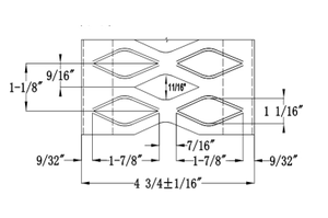 Trou perforé <span class=keywords><strong>en</strong></span> aluminium anti-<span class=keywords><strong>d</strong></span>érapant dentelé passerelle poignée jambe de force planche caillebotis tôle perforée - Product Image 2