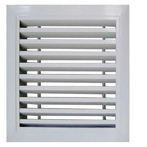 Aluminum Alloy Ventilation Grille Rectangle 3/8 In Bar Spacing Wall Mount Air Inlet Minimalist Design - Product Image 4