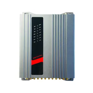 Pembaca RFID UHF tetap 12 saluran USB/RS232/RJ45/WIFI/POE, pembaca RFID UHF jarak jauh 15m, mendukung label ISO18000 6C