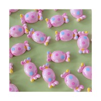 Breloques en résine Kawaii de 25 mm, cabochons en résine pour loisirs créatifs, breloques pour slime, miniatures alimentaires pour maisons de poupées