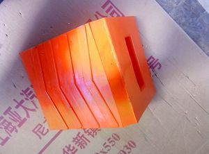 Cales de roue robustes en polyuréthane pour camions miniers et automobiles, capacité 120 tonnes, vente en gros usine - Product Image 5