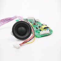 Mini haut-parleur WiFi portable conforme RoHS avec pilote magnétique 1/1. Échantillon gratuit d'armoires carrées de 5/2 pouces disponible