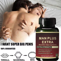Complément Alimentaire pour Hommes RTS, 60 Capsules, 7 Ingrédients Naturels, 8050mg, Vitalité Masculine, Énergie, Endurance, Soutien à la Vitalité Masculine, Capsules Maca Plus