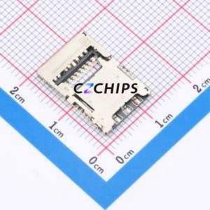 KP15B-6S-SF(800) SIM Card Connector Connector ( Card Connection Type: Plug-In Type )( Body Max Height: 2mm ) - Product Image 1