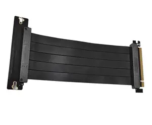 नई PCIE 3.0x16 उच्च-गति भरनेवाला एडाप्टर पोर्ट एडाप्टर 300 mm (90 डिग्री कोण काले) pcie केबल