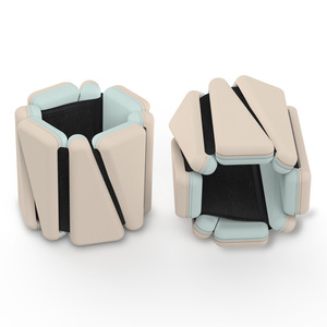 Pesas de tobillo de silicona ajustables personalizadas amigables con los viajes y amigables con la piel para ejercicios de agilidad herramienta de entrenamiento duradera - Product Image 5