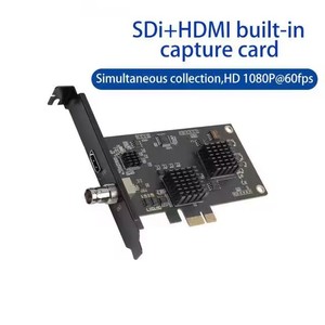 HDMI 2 trong 1 được xây dựng trong nội bộ PCIe ghi Video Capture Card 1080p 60Hz SDI <span class=keywords><strong>streaming</strong></span> 1080p 60 2CH cho đài phát thanh trực tiếp chương trình - Product Image 3