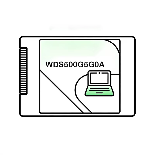 Original WDS500G5G0A Internal SATA SSD 2.5"/7mm Cased 500GB Desktop New