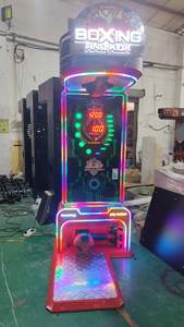 เครื่องชกมวยทดสอบแรงตีเตะ เกมอาร์เคดแบบหยอดเหรียญ รับเหรียญและธนบัตร อุปกรณ์ฝึกออกกำลังกายเชิงพาณิชย์ สำหรับผู้ใหญ่และเด็ก - Product Image 5