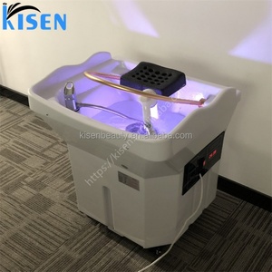 Kisen Salon Beauty Portable Shampoo <b>Bed</b> with White <b>Black</b> Green Color Water Circulation Fumigated Water Pipe on Sale - Product Image 6