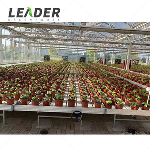 Sistema idroponico automatizzato di flusso e riflusso (flood e Frain) telaio in alluminio banco di rotolamento tavolo verticale Grow Rack sistema - Product Image 5