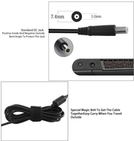 Adaptateur secteur AC/DC 19,5V 3,34A/4,62A 65W/90W pour ordinateur portable PA-90W avec protection OTP 7,4x5,0