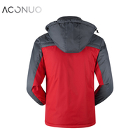 Haute qualité mâle veste imperméable hiver épais velours coupe-vent manteau fermeture à glissière crochet tissage grande taille respirant