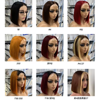 Nouvelle Perruque Courte Cheveux Vierges 13x4 Lace Frontale Complète Pixie Bouclée Vente Chaude en Gros Brésilienne Afro Bouclée Cheveux Humains
