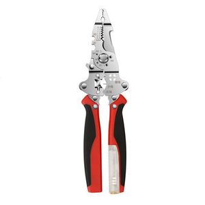 Multifuncional DIY Industrial Grade 420J2 14 in-1 de aço inoxidável Folding Wire Stripper Built-In <span class=keywords><strong>Tester</strong></span> tensão personalizável - Product Image 1