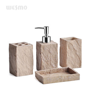 ชุดอุปกรณ์ในห้องน้ำชุดอุปกรณ์สุขภัณฑ์อุปกรณ์ในห้องน้ำของตกแต่งห้องน้ำที่หรูหราเครื่องจ่ายสบู่ด้วยมือ - Product Image 1