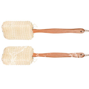 Brosse de bain en <span class=keywords><strong>bambou</strong></span> personnalisée pour soins personnels de beauté OEM marque privée Spa <span class=keywords><strong>chaume</strong></span> cactus sisal - Product Image 4