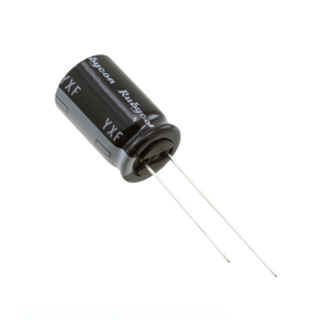 Condensateur original CAP ALUM 2200UF 20% 16V RADIAL à montage traversant 16YXF2200MEFCG412.5X25 2200 uF - Product Image 1