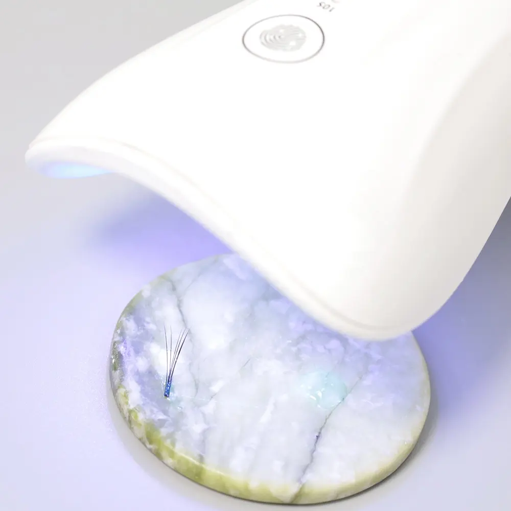סיטונאי LED UV מנורת ריסים ייבוש מהיר עמיד למים UV דבק ריסים הארכת דבק ערכת