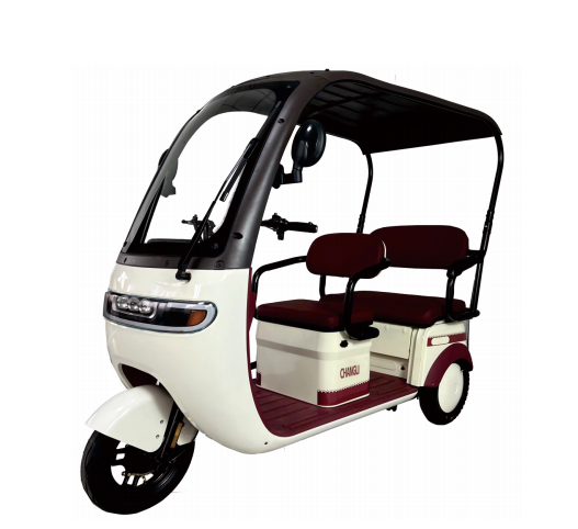 ChangLi Sheltered Electric Tricycle,a Stylish,enclosed Three-wheeled Vehicle Ideal for Safe,convenient Passenger Transport.