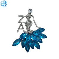 Broche Anniversaire 1948 Zeta Amicae, Année de Fondation, Strass Bleu, Lettre ZA de la Sororité Grecque, Cadeau d'Anniversaire