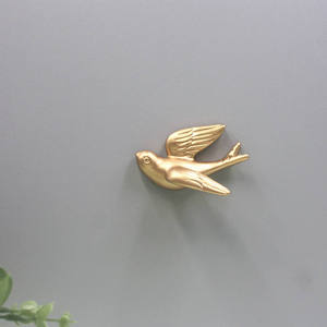 แม่เหล็กติดตู้เย็นแม่เหล็กติดตู้เย็นสำหรับตกแต่งรูปนกทำจากพีวีซีสีเงินสีทองมีแม่เหล็กติดตู้เย็นทำจากโพลีเอสเตอร์ออกแบบได้ตามต้องการ - Product Image 2