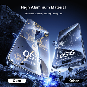 ฟิล์มกระจกนิรภัยอะลูมิเนียม 0.<span class=keywords><strong>4</strong></span> มม. สำหรับ <span class=keywords><strong>iPhone</strong></span> 17 Pro Max ป้องกันไฟฟ้าสถิต ป้องกันแสงสะท้อน ครอบคลุมเต็มจอ - Product Image 4