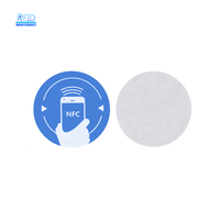 Etiqueta nfc de 13,56 mhz, RFID, impresión a color, a prueba de agua, precio