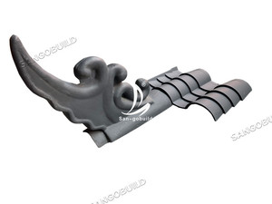 Nhật Bản Cổ Mái Ngói Chịu Thời Tiết Polymer Vật Liệu Tổng Hợp Miễn Phí 1PC Mẫu Nhà Máy Giá Nhựa Tổng Hợp Trung Quốc Mái Ngói - Product Image 5