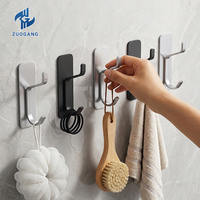 Crochets de porte en acier inoxydable pour vêtements, éponges et peignoirs – Vente en gros