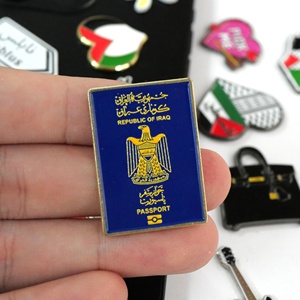 Vente en gros d'autocollants émaillés doux en métal pour téléphone, éléments palestiniens du Moyen-Orient, mode de vie tendance - Product Image 4