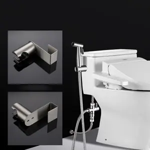 Schlussverkauf 304 Edelstahl Toiletten-Bidet-Sprühdose Duschkopfhalter Bad Hand-Shattaf-Set Toiletten-Bidet-Sprühdose