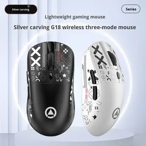 <span class=keywords><strong>Silver</strong></span> Eagle G18 RGB Có Dây Cho <span class=keywords><strong>Bluetooth</strong></span> Không Dây Ba-Chế Độ Chuột Chơi Game Trọng Lượng Nhẹ Cho Amazon Mô Hình Tư Nhân Esports Máy Tính Để Bàn - Product Image 2