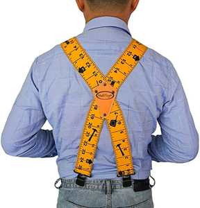 Logotipo personalizado de alta resistencia de 2 pulgadas sólido Clip recto ajustable X <span class=keywords><strong>espalda</strong></span> Suspender hombres sólido Suspender - Product Image 6
