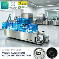 Machine de marquage laser à fibre en ligne pour aluminium, avec fonction Easy Open End et code GS1 DataMatrix, conforme aux normes Chestny Znak ASL BELGISI