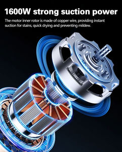 Machine professionnelle d'extraction de tapis pour le nettoyage intérieur des voitures, des toits et des sièges - Product Image 6