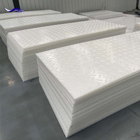 Tapis de protection au sol en HDPE écologique à motif diamant 4x8, 12,7 mm, en plastique avec service de découpe pour la rénovation de stades
