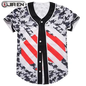 Blanco Baseball Jersey Groothandel Goedkope Usa Baseball Shirts Sublimatie Aangepaste Honkbal Jersey