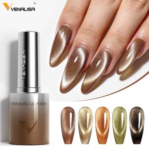 VENALISA <span class=keywords><strong>UV</strong></span> <span class=keywords><strong>Esmalte</strong></span> de Uñas en Gel con Purpurina Efecto Ojo de Gato, Set de 60 Colores de 10ml, Kit DIY, Sin HEMA, Sin TPO, No Tóxico, Con Exhibidor - Product Image 5