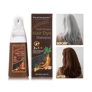 Tinte de Cabello Negro Natural al por Mayor de Fábrica OEM, Crema Permanente a Base de Hierbas, Coloración Instantánea para el Cabello, Cubre las Canas, Sin Amoníaco - Product Image 2