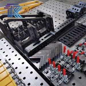 <span class=keywords><strong>Mesa</strong></span> de Soldadura TKweld 2D 3D de Hierro Fundido Nitrurado con Accesorios y Herrajes - Product Image 4