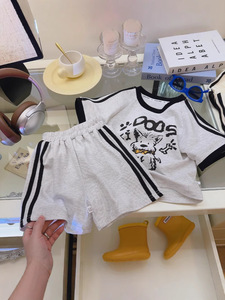 Bộ đồ tay ngắn + áo tay lửng dễ phối thường ngày mùa hè mới - Product Image 4