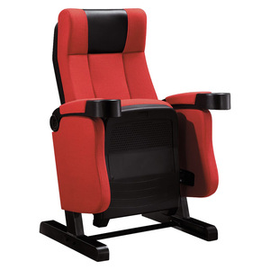 เก้าอี้โรงละครมาซาโอะ LT-6015 สีแดง พร้อมที่วางแขน สำหรับโรงเรียน - Product Image 4
