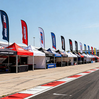 Tente d'exposition pour le commerce, auvent pop-up 10x10 3X3 en aluminium, auvent instantané pliable pour l'extérieur, personnalisé, facile, événement Ez up 10x10