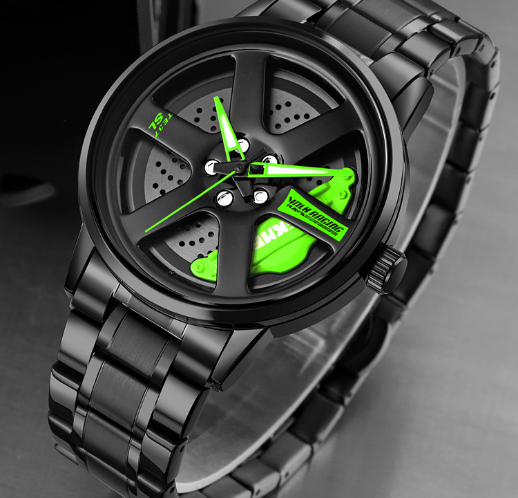SKMEI 1787 New Wheels Rolling Creative Fashion Men's Watch Che Youhui League Fans Butterfly Double Snap Gift Wristwatch