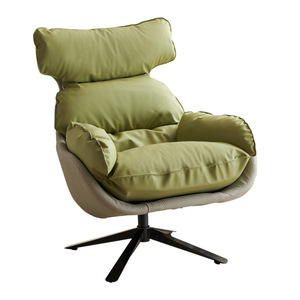Sofà girevole in ecopelle di lusso leggero moderno con <span class=keywords><strong>schienale</strong></span> <span class=keywords><strong>alto</strong></span> per casa studio ufficio giochi alla moda per soggiorno Computer sedia - Product Image 5