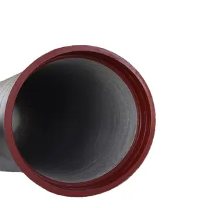 Epoxy tráng gang Ống 125mm C40 C30 C25 K9 10 inch ống sắt dễ uốn trong nước mặt bích 300mm ống cấp nước Phụ kiện
